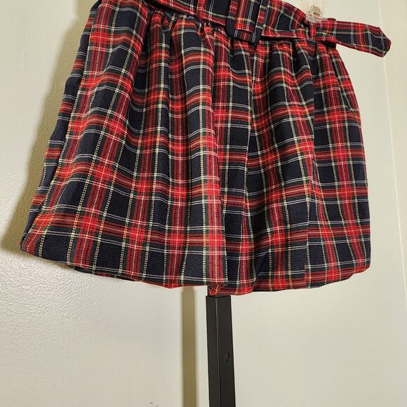 DAY + MOON Plaid Bubble Mini Skirt, Size Small - Picture 4 of 11